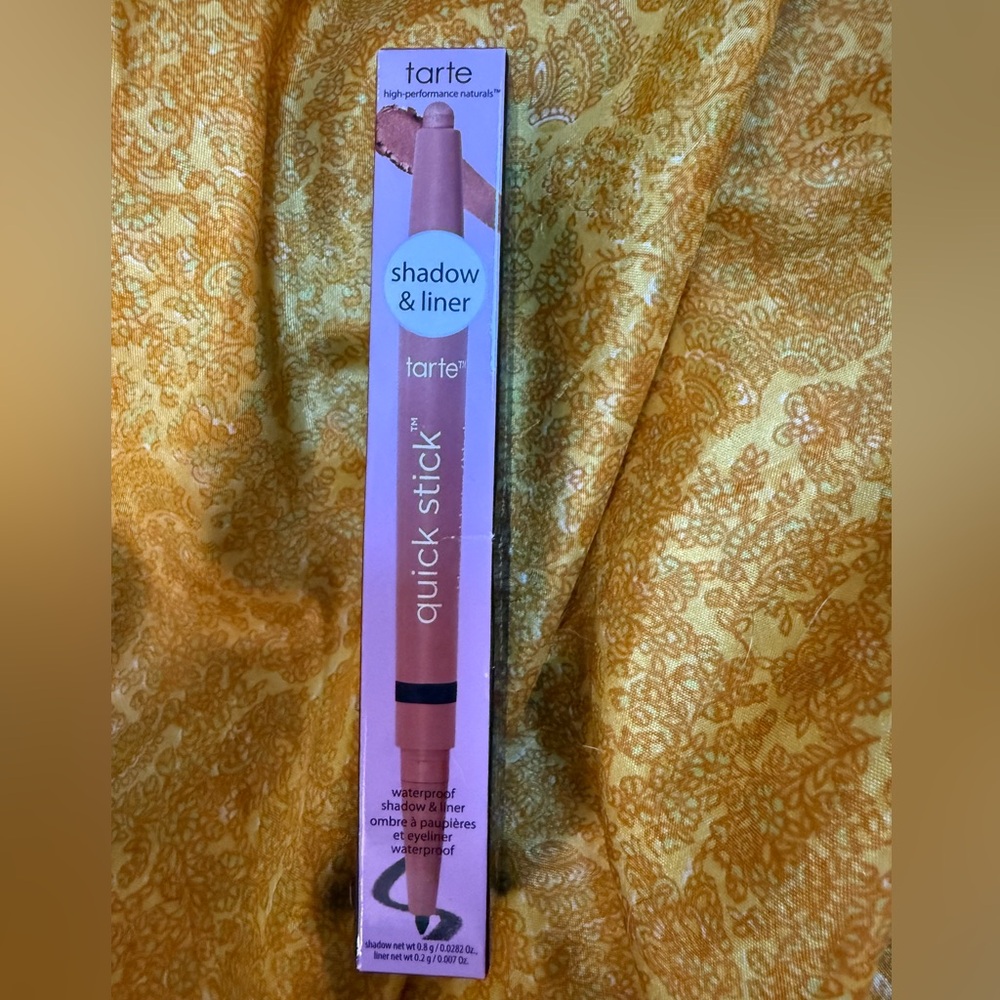 Tarte.-Quick Stick -Shadow & Liner - Golden Pink Luster & Black Liner - SOLD OUT